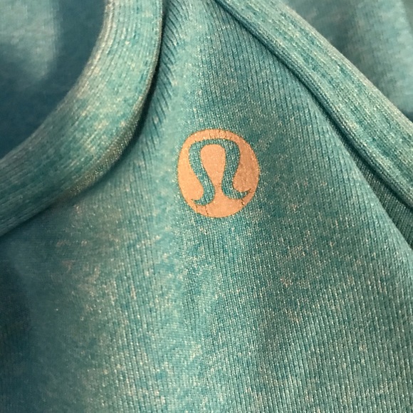 Lululemon Tank Top. Teal. Size 4 straps Racerback - Picture 3 of 3